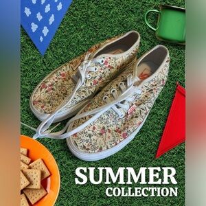 Vans Doheny Ditzy Floral Turtledove Sneakers women sz 6 EUC